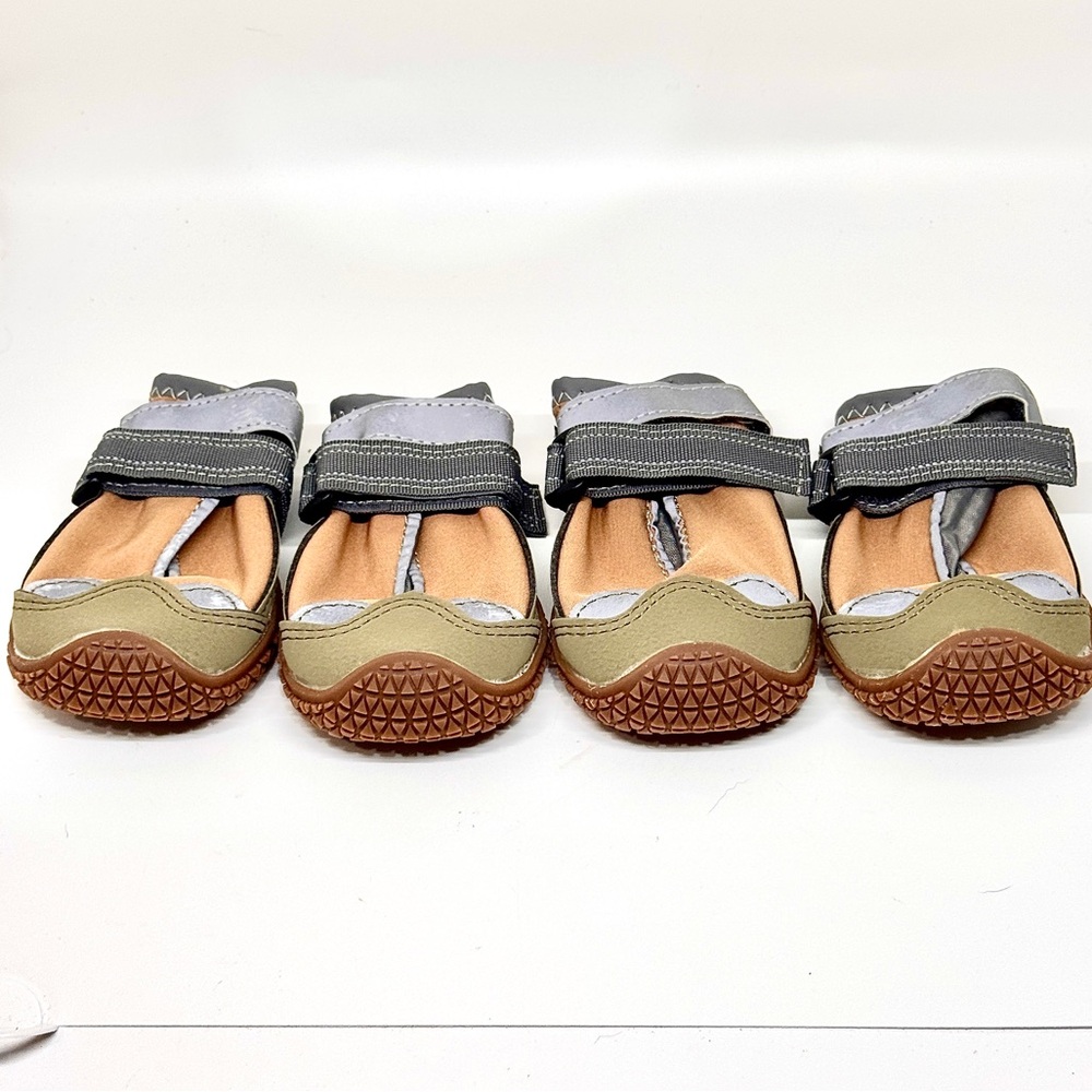 JZXOIVA DOG SHOES Size 6 Medium Paw Protection Indoor Outdoor Cold Hot Rain T269